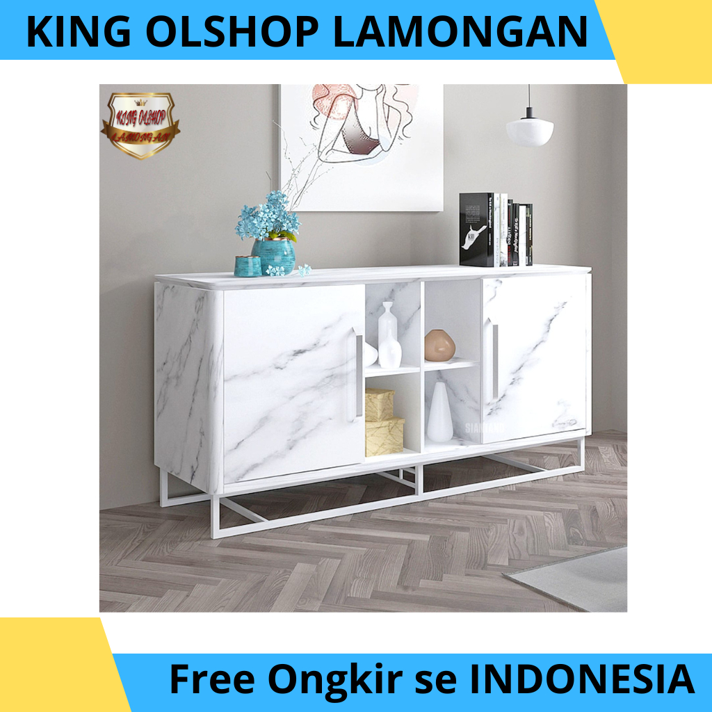 SIANTANO LEMARI BUFFET SERBAGUNA CR MARBLE 160 [LAMONGAN]