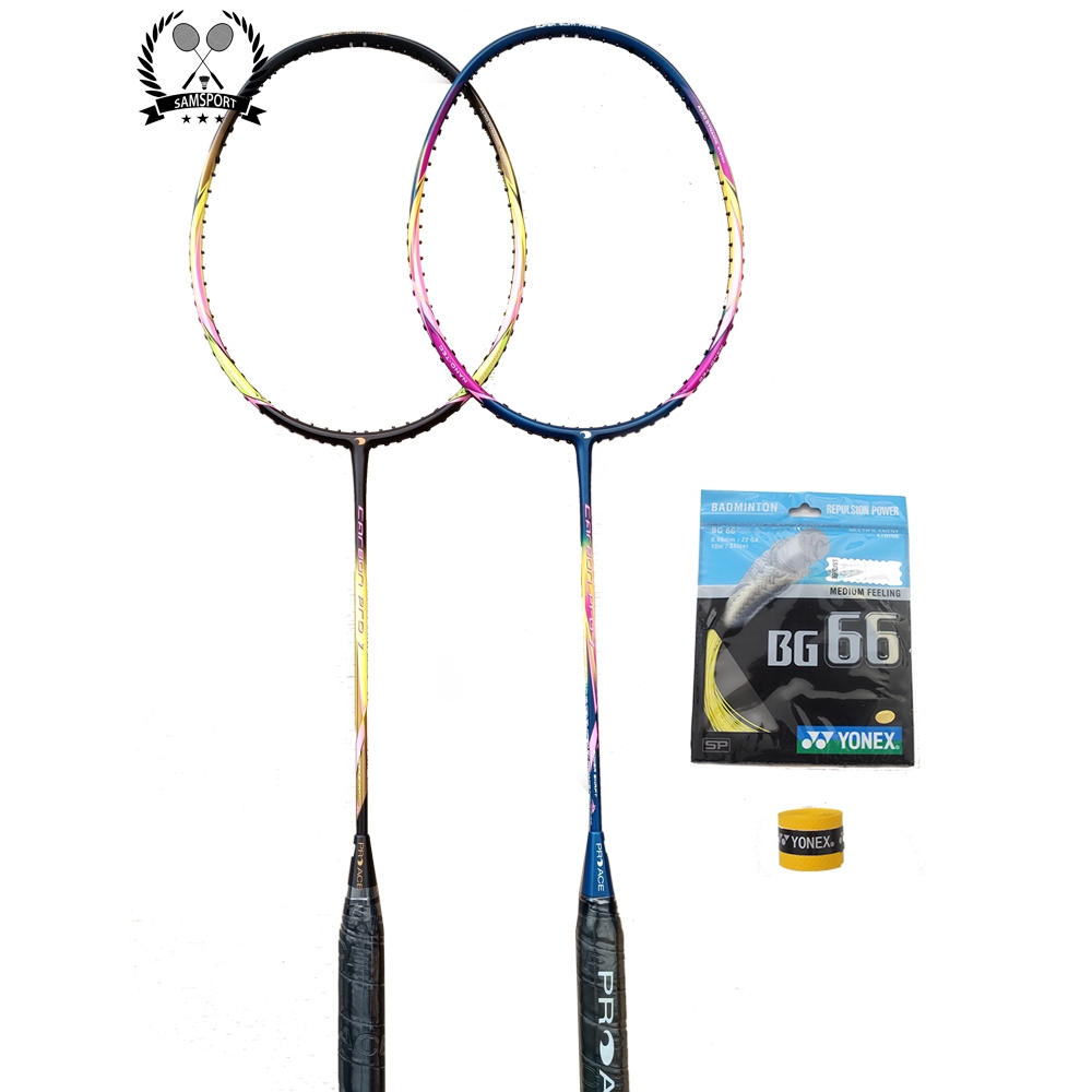 Raket Original Badminton Bulutangkis Pro Ace Carbon Pro 1 | ProAce Carbon Pro