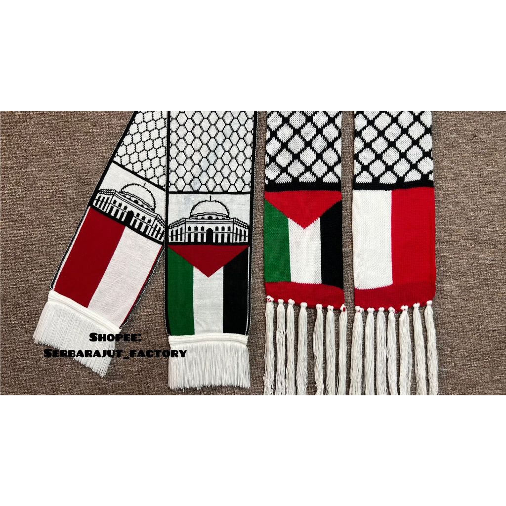 RB22 Syal Palestina / Syal Palestina Rajut/Syal Palestina Premium