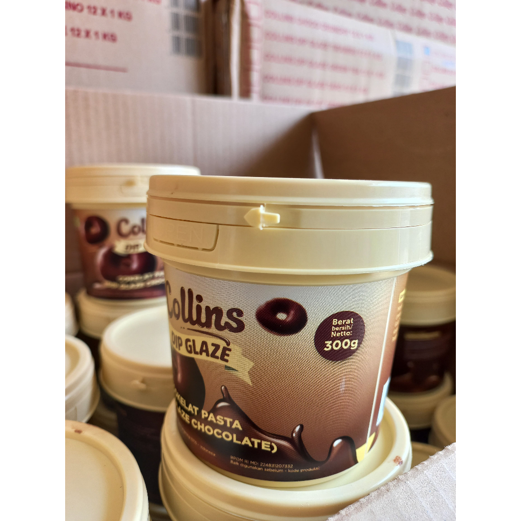 

Collins dip glaze 300gr KEMASAN PABRIK