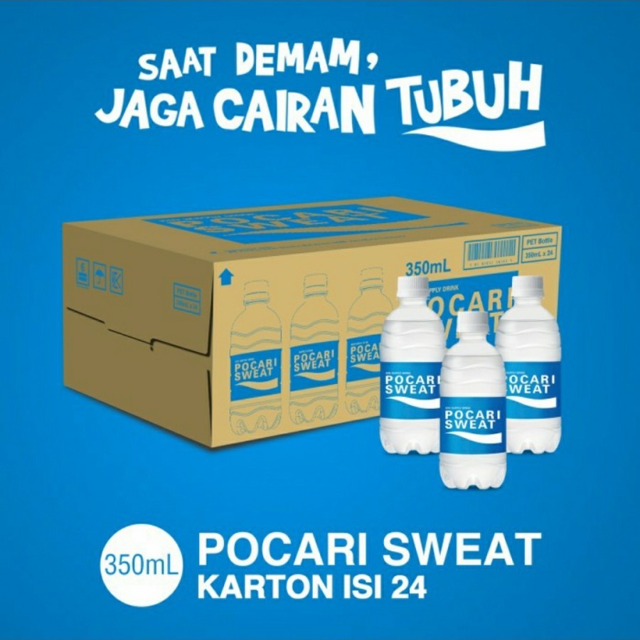 

POCARI SWEAT PET 350 ml Karton Isi 24