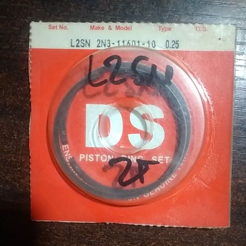 ring piston L2 super ukuran 25 denshin