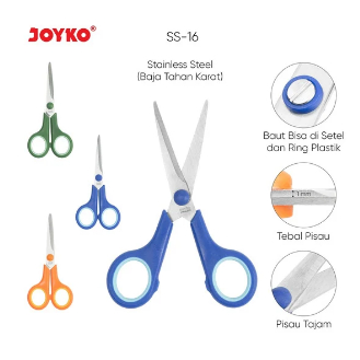 

SCISSOR SS-16 JOYKO / GUNTING JOYKO / SS-16 / GUNTING SS-16 / GUNTING (PCS)