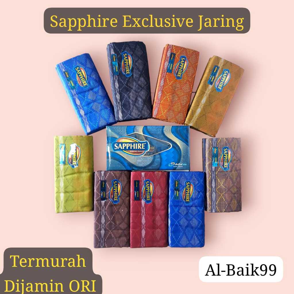 Sarung Sapphire Exclusive Jaring