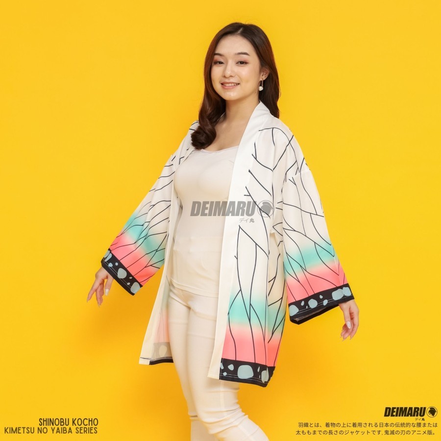 RB Kostum Jepang Japan Kimono Cosplay Demon Slayer - CT Haori Shinobu