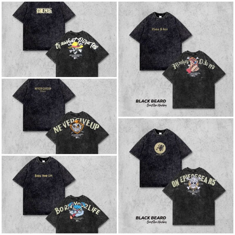 Kaos Distro Washing Oversize Original By Blackbeard