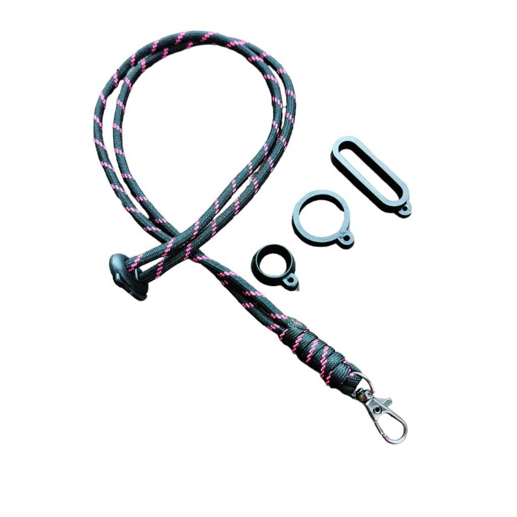 

Lanyard tali gantungan simpul multifungsi new V4 pink black