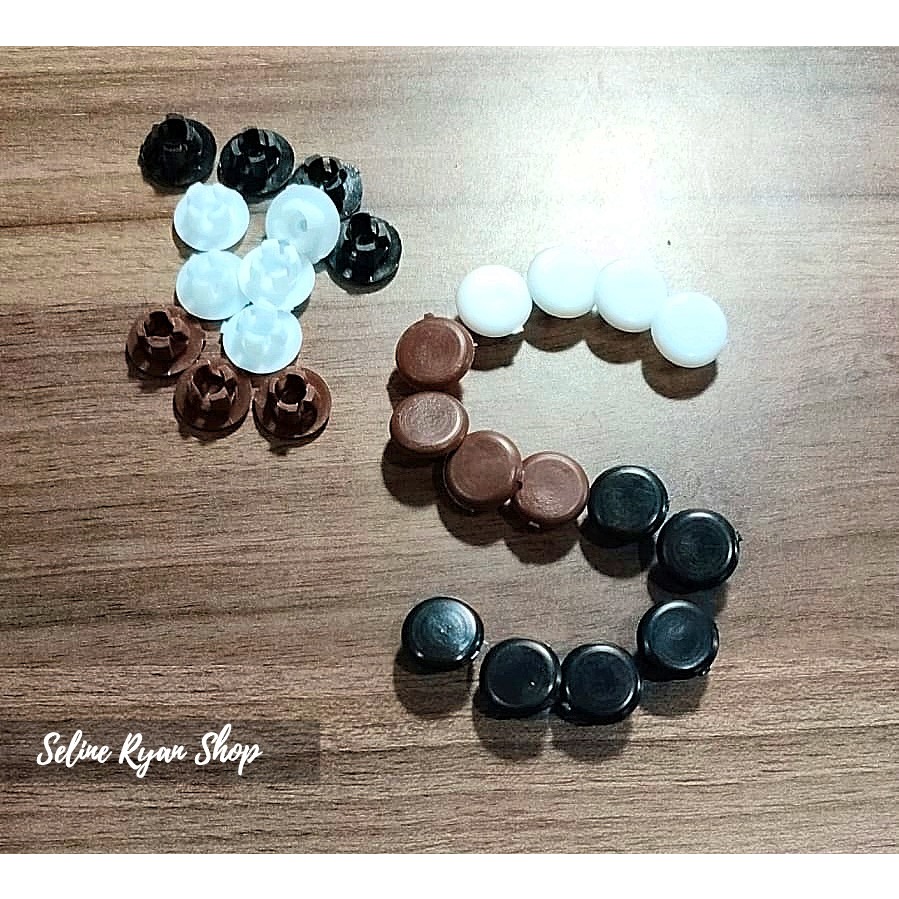 Tutup Lubang Sekrup Kusen / Hole Cap / Plug Lubang Sekrup Kusen Aluminium