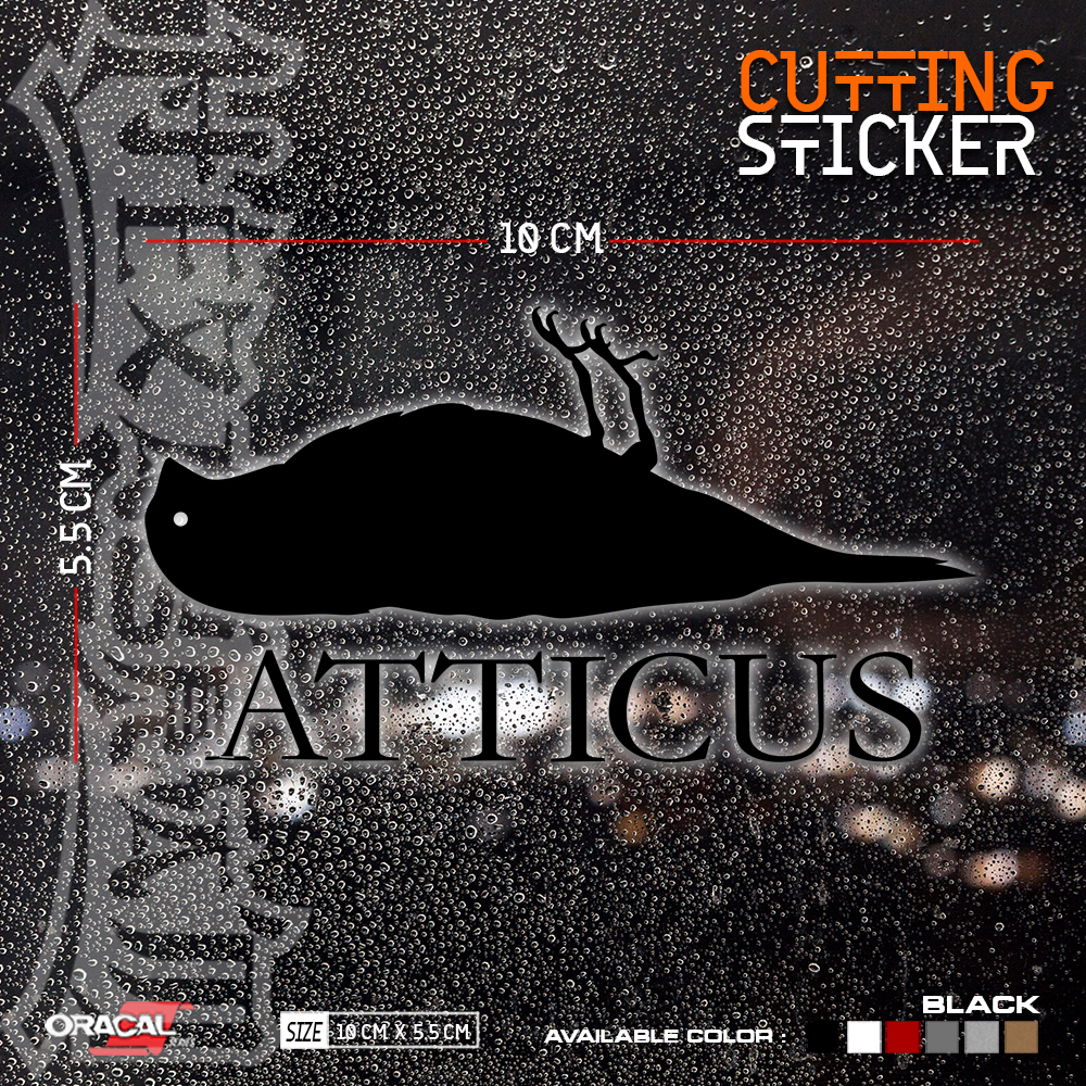 Cutting Sticker ATTICUS Logo | Stiker Cutting Logo ATTICUS