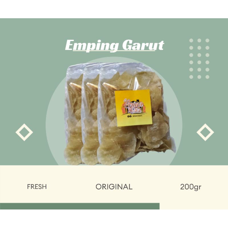 

Emping Garut Renyah (Mentah) 200gr