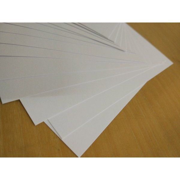 

[100 lembar] Kertas BC 200 gsm Putih / Bahan Cetak Undangan ukuran A4/F4 (100 lbr)