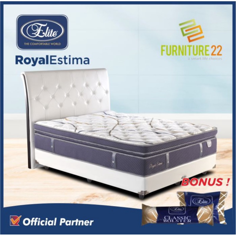 Kasur Springbed Elite Royal Estima - Feel Medium