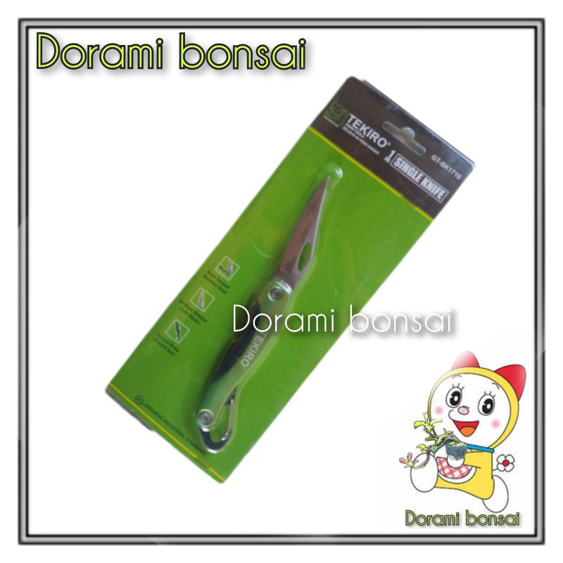 Alat bonsai dan berkebun pisau okulasi cangkok premium TEKIRO