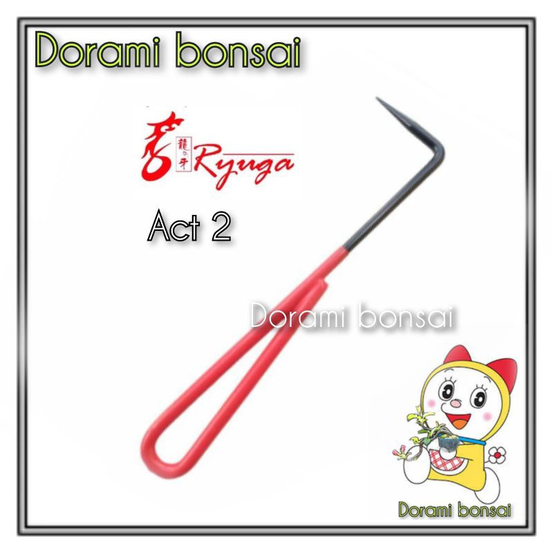 Alat bonsai RYUGA Act 2 , alat garukan akar bonsai