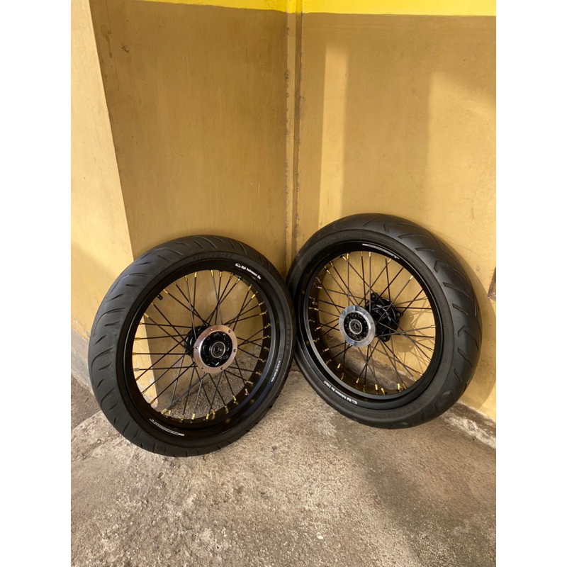 WHELLSET RODASET SUPERMOTO KLX DTRACKER 300/350-17