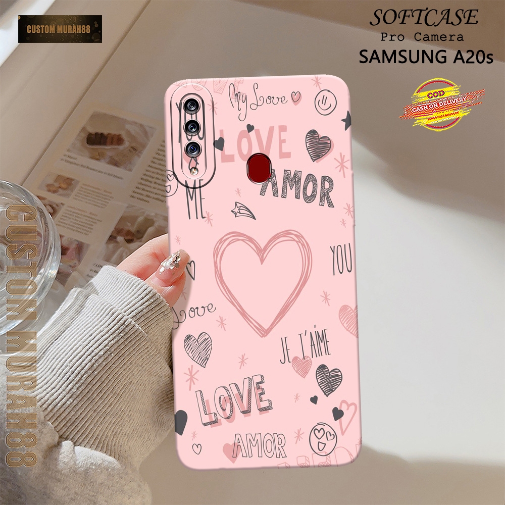 Case Samsung A20s Terbaru - Fashion Case LOVE - Casing Hp Samsung A20s - Softcase Pro Camera Samsung A20s - Mika Hp - Silikon Hp - Kondom Hp - Hardcase - Kesing HP Samsung A20s  - Ak