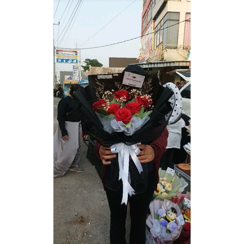 IN.BOUQUET || BUKET ROSE SEXY BLACK