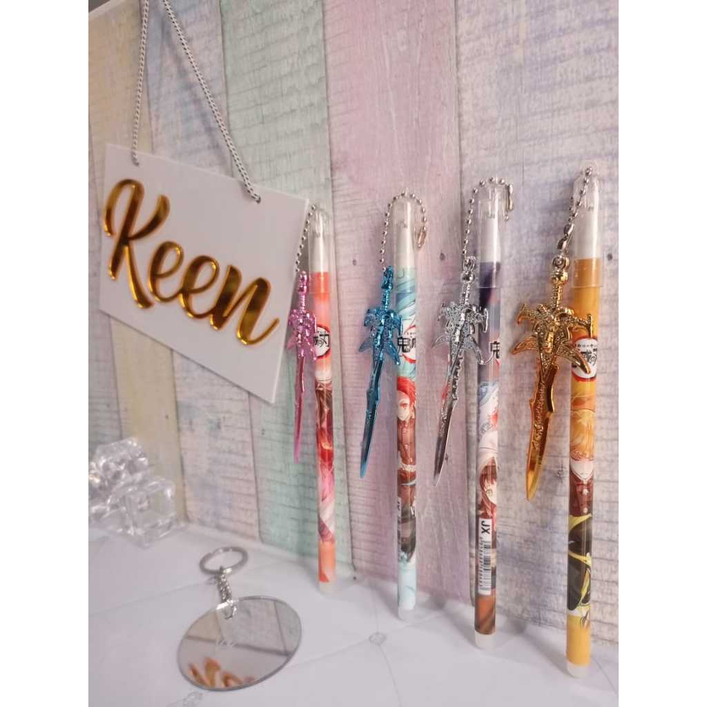 

PEN GE COWO motif gantung PEDANG PENA PULPEN 1BUAH PULPEN