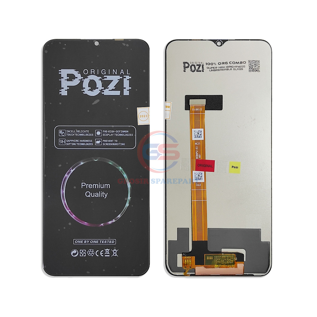 LCD FULLSET TOUHSCREEN REALME C21Y / C25Y ORI POZI