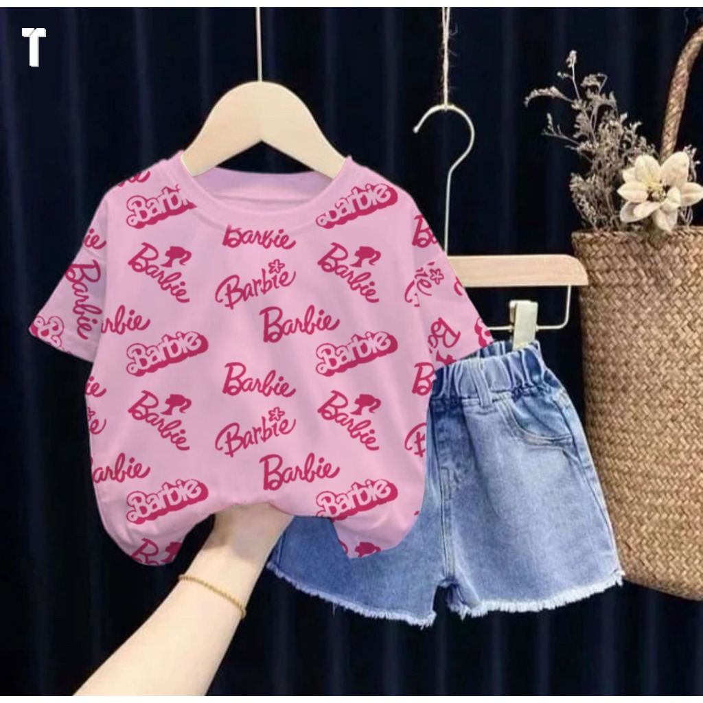 pakaian anak perempuan setelan anak perempuan baju barbie anak perempuan setelan import anak perempu