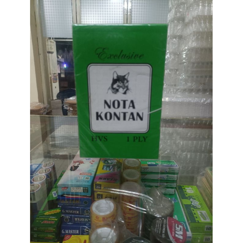 

Nota Kecil 1 Ply (1 Pk Isi 10)