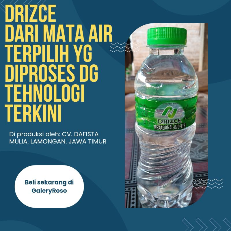 

air drizce / botol kecil / air minum mineral kemasan 330ml X 12 Botol