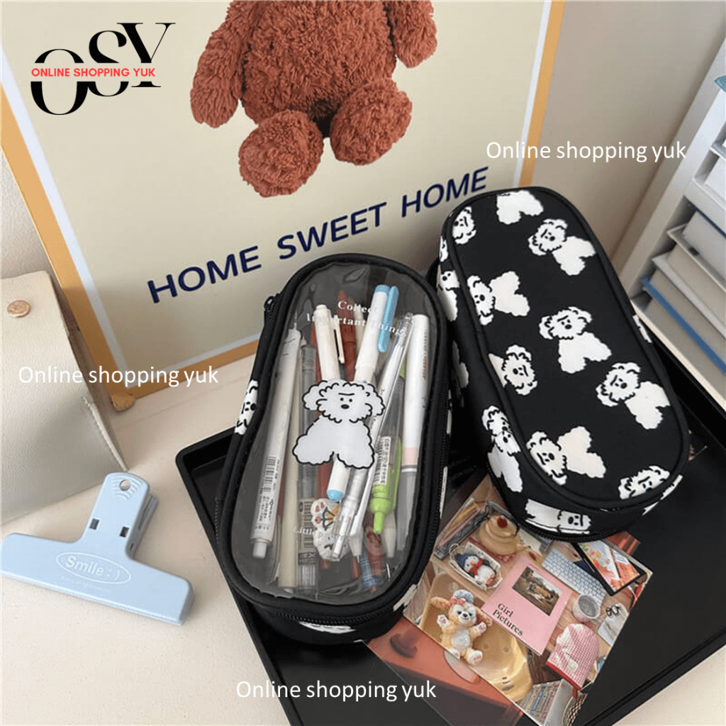 

TEMPAT PENSIL MOTIF DOG POODLE | KUALITAS PREMIUM KAPASITAS JUMBO BAHAN KUAT