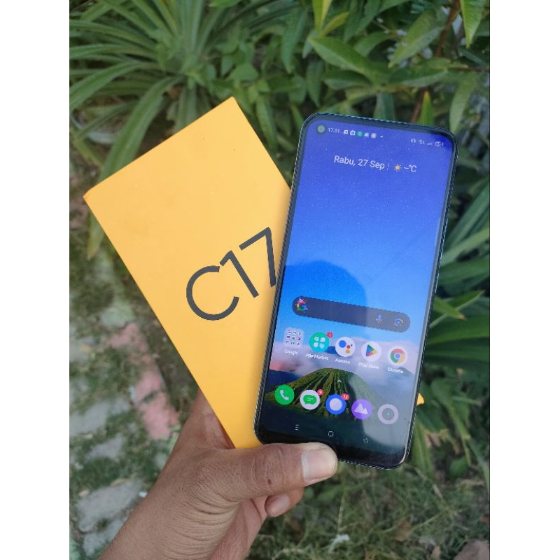 Realme  C 17 Ram 6/256 lengkap (second)