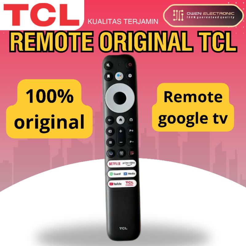REMOTE TCL GOOGLE TV 43A30 50A30 55A30 ORIGINAL GOOGLE TV REMOTE A30