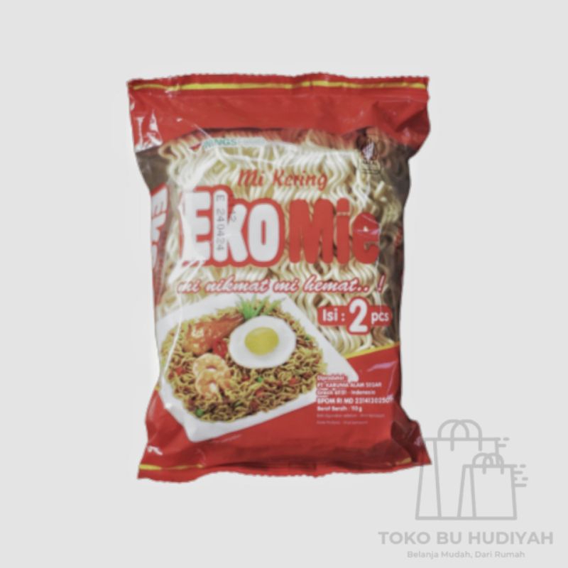 Eko Mie Kering Instan Isi 2 Pcs Kemasan 110 gr