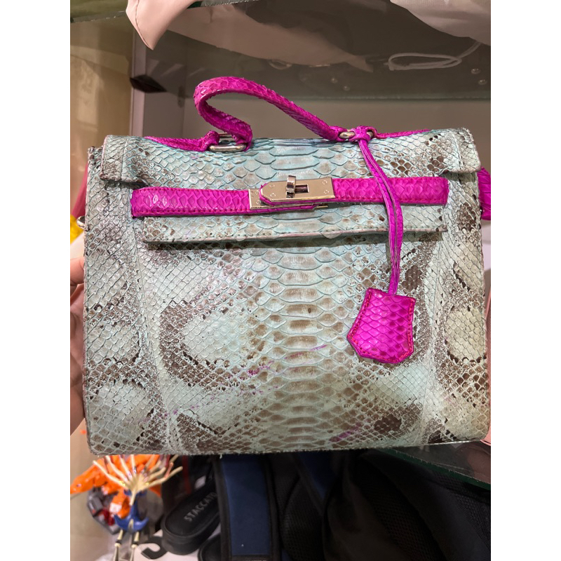 Preloved Tas Kulit Ular Original