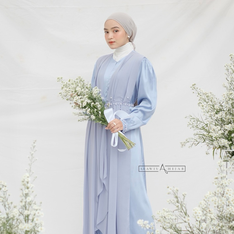 Alawiyahijab - Vega Dress ( Gamis Pesta Silk )