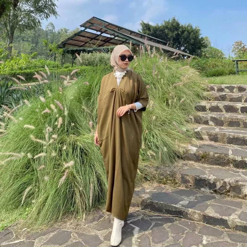 Kaftan Crinkle Airflow - Gamis Kaftan