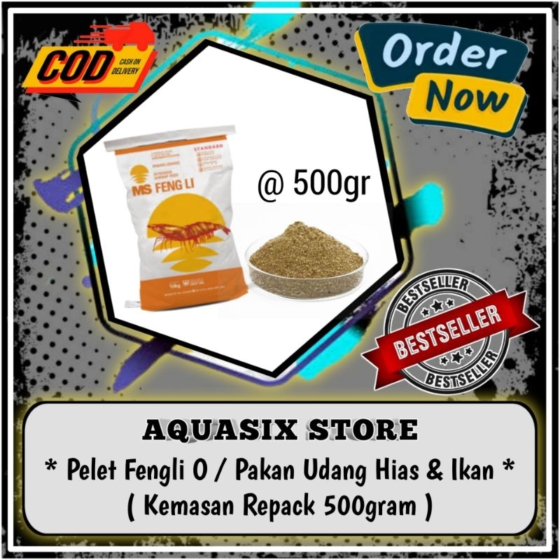Pelet Halus / Pakan Lembut untuk Ikan & Udang Hias 500gr