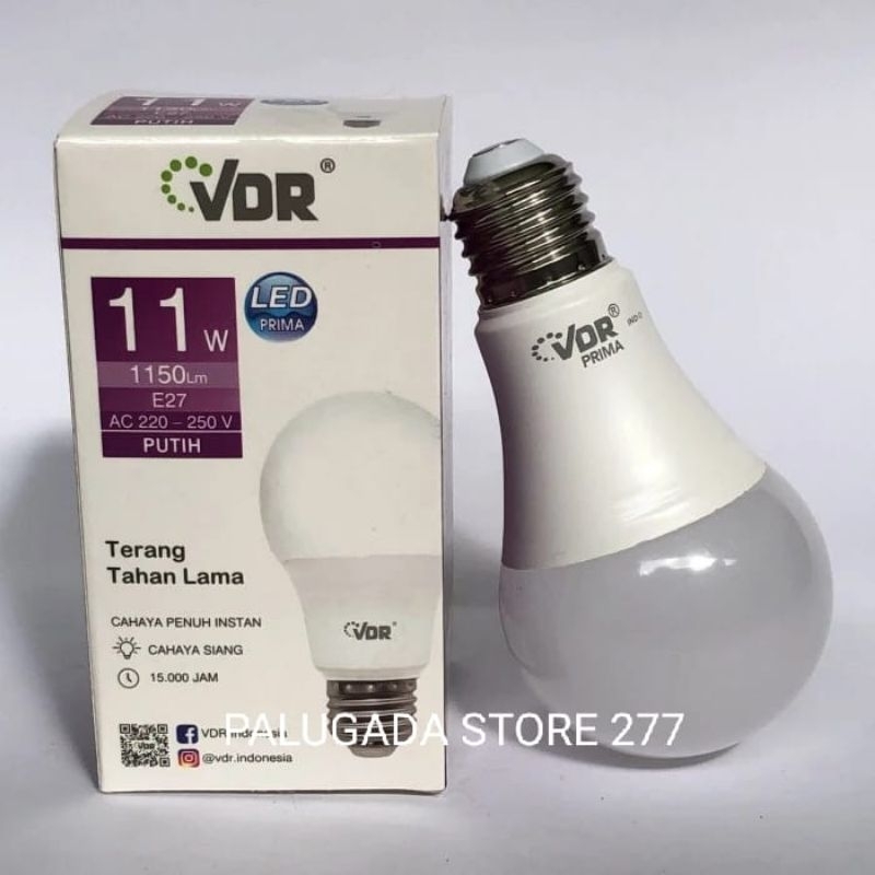 Lampu VDR 11 watt original kualitas prime