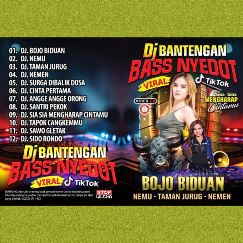 VCD DJ BANTENGAN BOJO BIDUAN