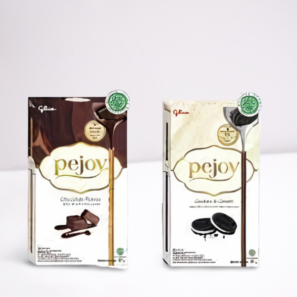 

[Glico] Pejoy Choco Biscuit / Cokie & Cream 20gram