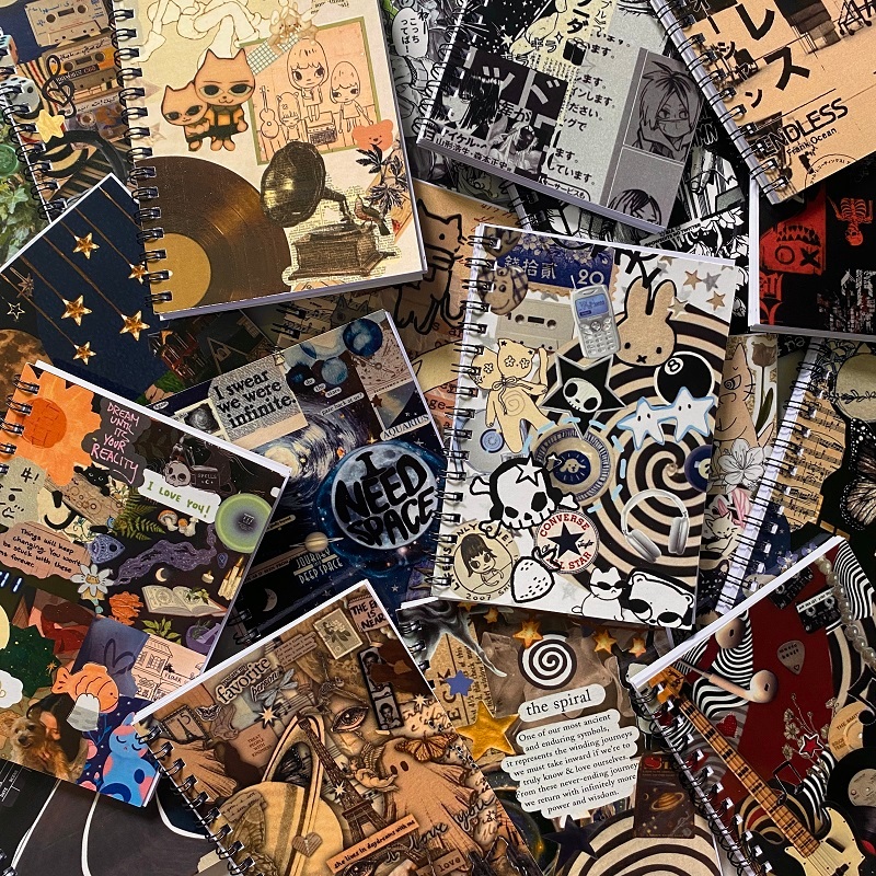 

NOTEBOOK NOTES BUKU KECIL A6 JAPAN RETRO VINTAGE JURNAL JOURNAL BUKU CATATAN BUKU TULIS DIARY AGENDA PLANNER SPIRAL AESTHETIC