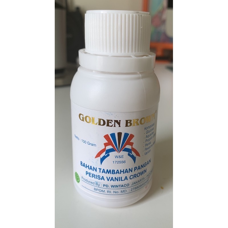 

golden brown vanila CROWN 100g pasta vanilla vanili