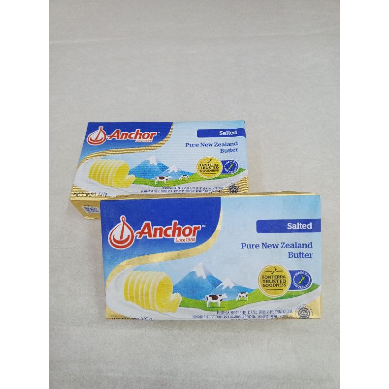 

Butter anchor salted 200gr ( chat dulu utk ketersediaan barang nya)