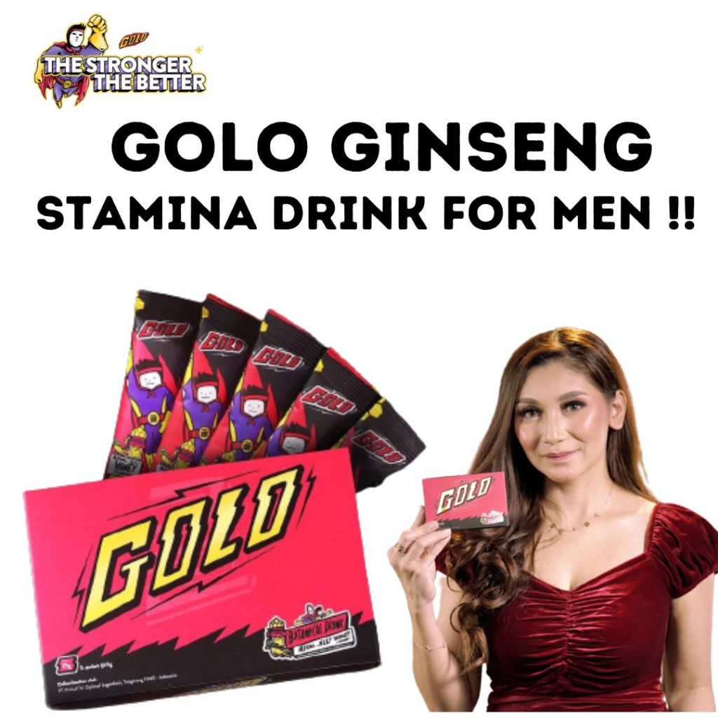 

GOLO Ginseng Suplemen Pria Dewasa Original - Rasa Pisang - SACHETS