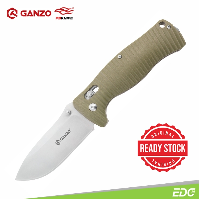 Ganzo G720-G 440C G10 Green Survival Camping Tools