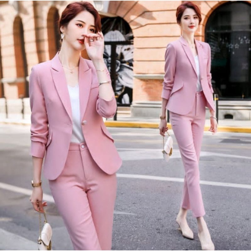 Setelan Jas Wanita Blazer/Setelan Blazer Wanita/Setelan Wanita