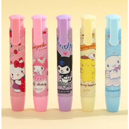 

Penghapus cetek Sanrio kuromi cinnamoroll melody pompurin eraser