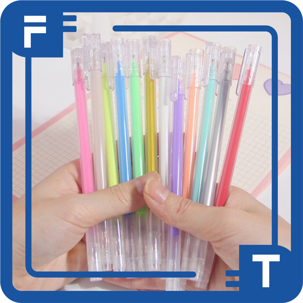 

✦FT✦ Pulpen Gel Warna Polos / 1 Pcs Pena Gel Warna Warni / Pena Pulpen Gel / Pena Stabilo Alat Tulis Sekolah Kantor S097