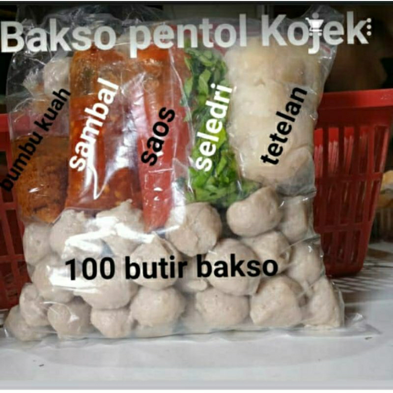 

bakso pentol sapi siap saji non pengawet