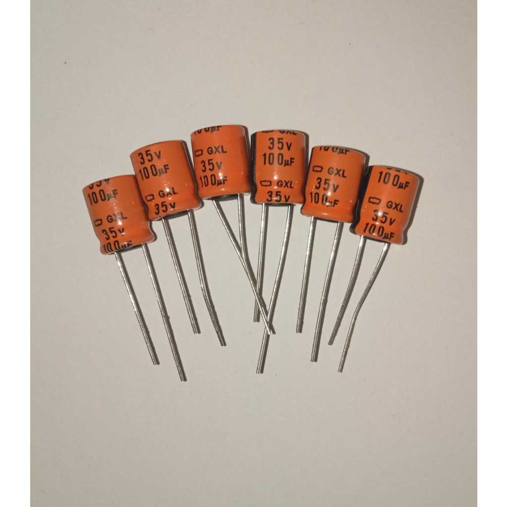 Elko 35v 100uf Elco 100uf 35v Oren Isi 10pcs Original
