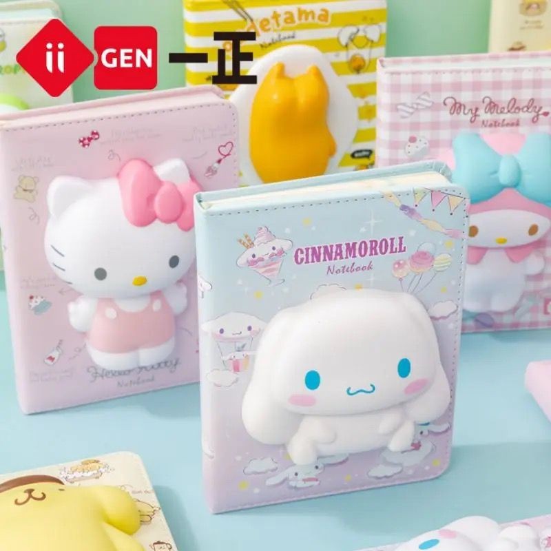 

Squishy notebook Sanrio cinnamoroll melody kuromi buku diary catatan