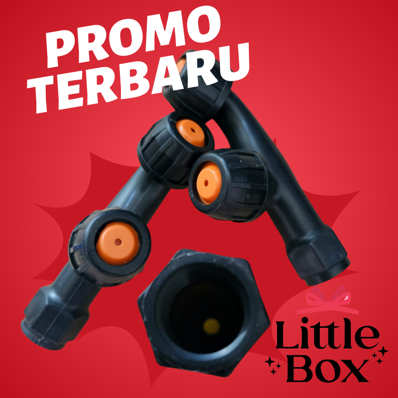 NOZZLE PLASTIK LUBANG CABANG 2 SPRAYER ELEKTRIK SEMPROTAN HAMA GENDONG PESTISIDA NOZLE SPUYER 2 ARAH