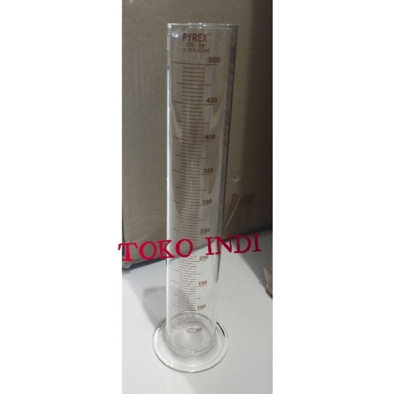 Gelas Ukur 500 ml Pyrex / Gelas Ukur Pyrex